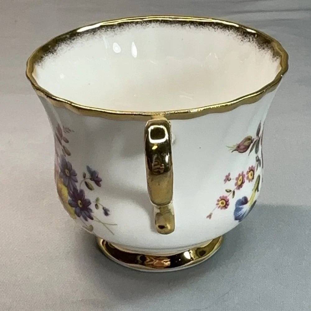 Vtg Pink English Rose Teacup Saucer Royal Ardalt‎ England Grandmillenial